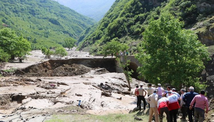 خسارت سیل در رودسر